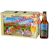 Bia Quollfrisch Naturtrub Appenzeller 4.8% thùng 10 chai 33cl