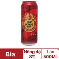 Bia Red Horse San Miguel Việt Nam 8%vol thùng 24 lon 500 ml