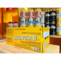 Bia Reeper B Weissbier - nhập khẩu Đức - 1 thùng 24 lon 500ml