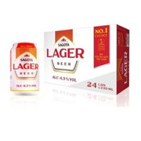 Bia Sagota Lager 330ml