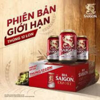 Bia sài gòn 12 lon , thể tích không đổi 330ml/1 lon