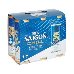 Bia Sài Gòn Chill 4.6% Lốc 6 lon 330ml