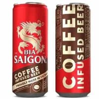 Bia Sài gòn coffee infused Việt Nam 4.7% vol thùng 12 lon 330ml