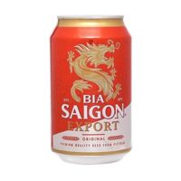 Bia Sài Gòn Export, lon (330ml, 4.9%).