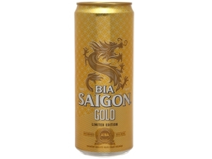 Bia Sài Gòn Gold lon 330ml