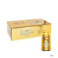 Bia Sài Gòn Gold thùng 18 lon