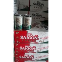 Bia Sài Gòn Lager Thùng 24 Lon 330ml  Date Mới