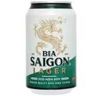 Bia Sài Gòn Lager Xanh – Lon 330ml