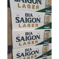 Bia sài gòn LAGER.Thùng 24 lon 330ml