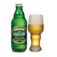 Bia Sài gòn Special chai 330 ml - két