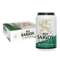 Bia Sài Gòn xanh lager thùng 24 lon 330ml