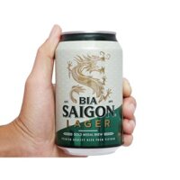 BIA SÀI GÒN XANH LAGER12 lon