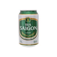 Bia Sài Gòn xanh lon 330ml