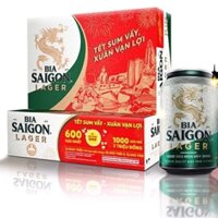 bia Sài Gòn xanh thùng 24lon 330ml đậm đà thơm ngon đúng vi lên men tự nhiên thơm ngon đọc đáo.mẫu xuân 2025