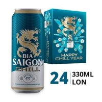 Bia Saigon Chill sales giá sốc 369k/thùng 24lon