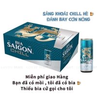 Bia SaiGon Chill Thùng 24 lon