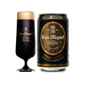 Bia San Miguel Cerveza Negra lon 330ml