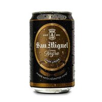Bia San Miguel Cerveza Negra Dark Lager 4,91% – Lon 330ml – Thùng 24 Lon