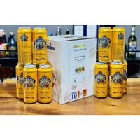 Bia Sanwald Hefeweizen vàng 4.9% thùng 12 lon 500ml