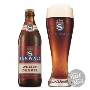 Bia Sanwald Weizen Dunkel 5% Đức – 20 chai 500 ml