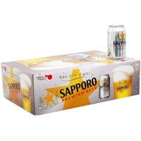 Bia Sapporo 330ml x 24 lon