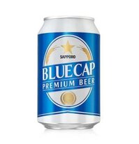 BIA SAPPORO BLUE CAP 330ML