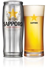 Bia Sapporo Premium 5% – lon 650 ml