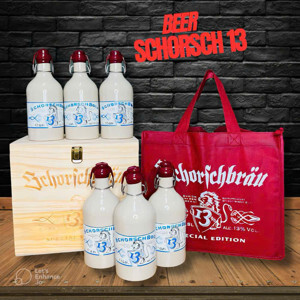 Bia Schorsch Weizen 13% Thùng 6 chai 500ml