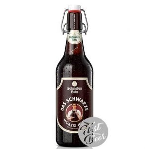 Bia Schwaben Brau  Das Schwarze 4,9% Đức – 20 chai 500ml