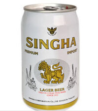 Bia Singha 5% Lon 330ml Thùng 24 lon nhập khẩu Thái Lan