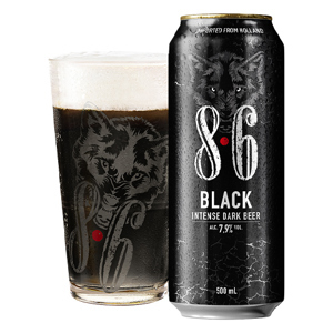 Bia Sói 8.6 Black 7,9% Thùng 24 lon 500ml