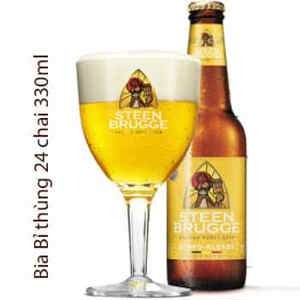Bia Steenbrugge Blond 6.5% – thùng 24 chai 330ml