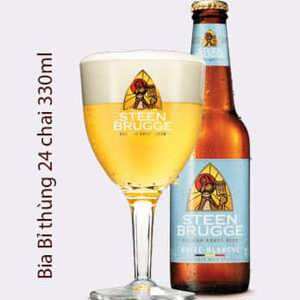 Bia Steenbrugge White 4.8% Thùng 24 chai 330ml