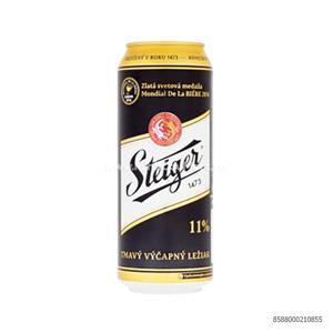 Bia Steiger đen 11° - Dark Lager, lon 500ml