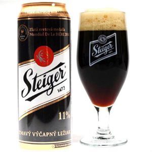Bia Steiger đen 11° - Dark Lager, lon 500ml