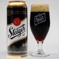 Bia Steiger Đen 4,5% – Lon 500ml – Thùng 24 Lon
