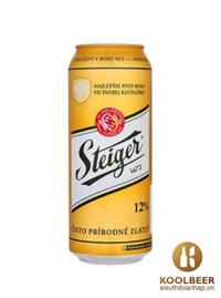 Bia Steiger Gold Lon 500ml - Bia Nhập Khẩu HCM - Siêu Thị Bia Nhập