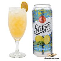 Bia Steiger Lemon Radler 0% – Lon 500ml – Thùng 24 Lon