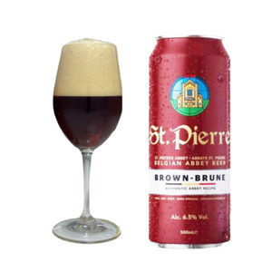 Bia St.Pierre Brune 6.5% Thùng 24 lon 500ml