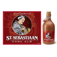 Bia sứ St Sebastiaan Dark Ale - nhập khẩu Bỉ - 1 chai 500ml - Sàn Đồ Uống 24h