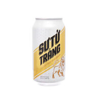 Bia Sư Tử Trắng 4.3% vol lon 330ml