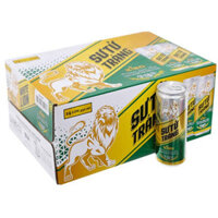 Bia Sư Tử Trắng King 4.3% vol Thùng 24 lon 330ml