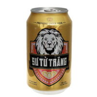 Bia Sư Tử Trắng Premium Lager 5% vol Thùng 24 lon 330ml