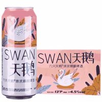 Bia Swan Trung Quốc – bia lúa mì thủ công 4.5% vol lon màu hồng 500 ml