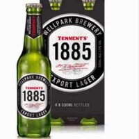 Bia Tennent’s 1885 Export Lager Scotland 5% vol chai 330ml