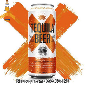 Bia Tequila Beer X Mark 5,9% Pháp – 12 lon 500ml