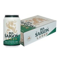 BIA TẾT SÀI GÒN XANH LAGER  THÙNG 24 LON (330 X 24)