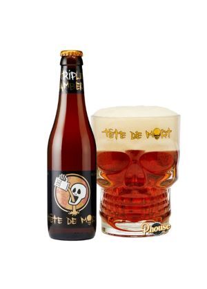 Bia Tete de Mort Triple Amber 8.1%  Thùng 24 chai 330ml