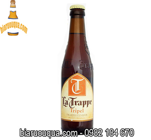 Bia Thầy Tu La Trappe Tripel 8% thùng 24 chai 330ml