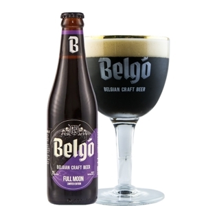 Bia thủ công Bỉ Belgo Full Moon 10% – Chai 330ml